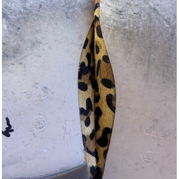 J Crew Leopard Print Calf Hair Loafers Flats Women's Shoes Size 8.5M - Picture 10 of 10